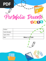 Portafolio Docente Basica I, Ii y Iii Ciclo | PDF