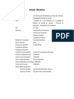 Informe de Evaluacion Tecnica y Financiera CUI 2511028, Huillaran