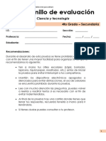 (PDF) Cuadernillo de Evaluación 4to Grado - Ciencia y Tecnología (Con Respuestas)