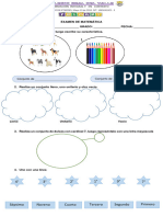 Examen de Matemática Primer Periodo