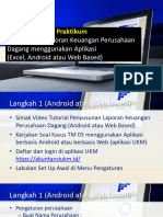 TM 03 - Petunjuk Praktikum Penyusunan Laporan Keuangan DG Excel Dan Web Based Atau Android