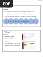 NC FE and PE Exam Eligibility Guide | PDF | Engineering