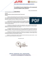 Comunicado 013-2024 Recordatorio Horario de ingreso