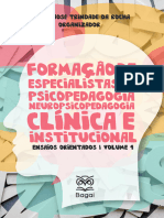 Formação de Especialistas em Psicopedagogia e Neuropsicopedagogia Clínica e Institucional