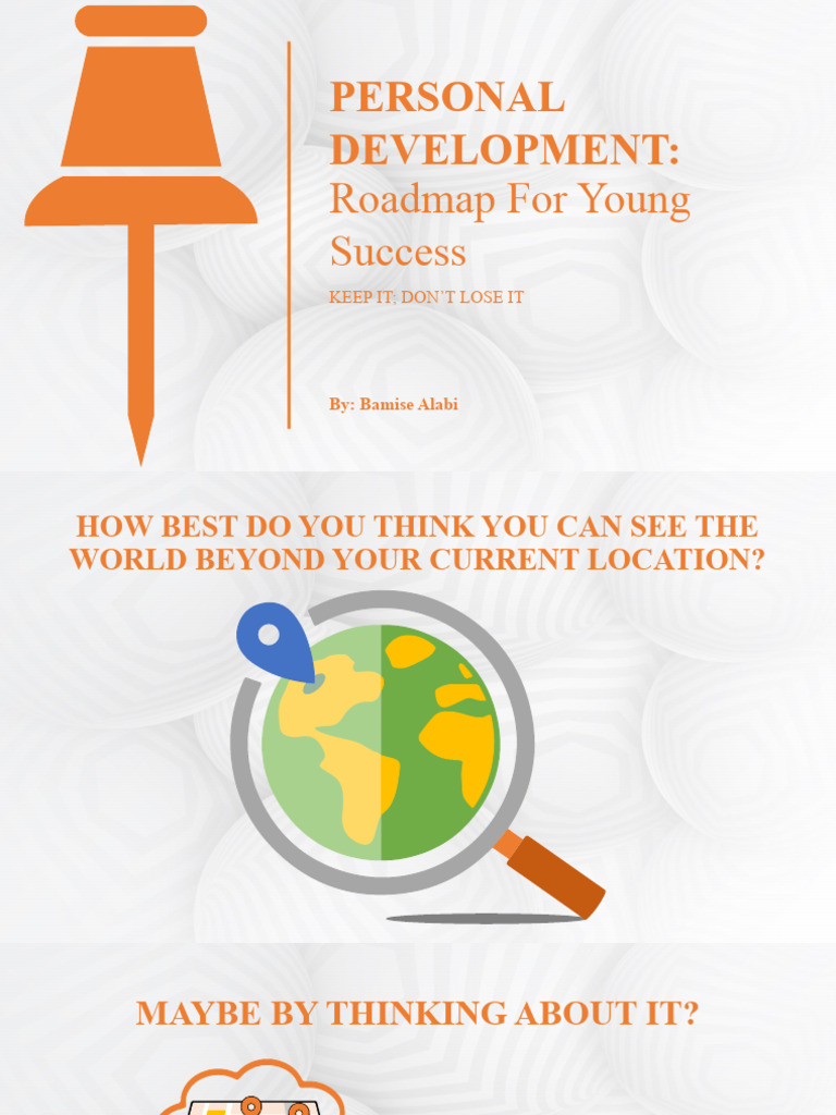 Personal Development Roadmap To Young Success | PDF
