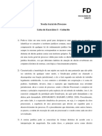 Lista de Exerccios I - Gabarito