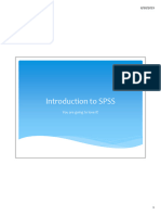 Session 1 - Introduction To SPSS Handout