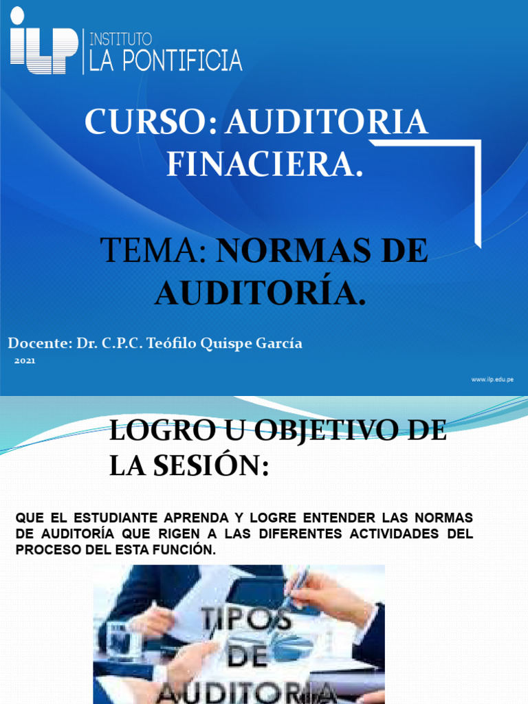 Normas de Auditoría en Perú: NAGAS | PDF | Auditoría | Contralor