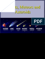 Comets, Meteors and Asteroids