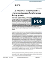 Valid 3D Surface Superimposition References To Assess Facial Changes During Growth