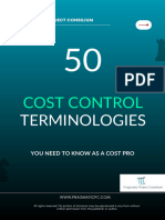 50 Cost Control Terminologies 