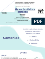 Uveítis, Conjuntivitis y Blefaritis.