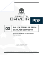 (Comentado) 2º Simulado PPBA - Projeto Caveira