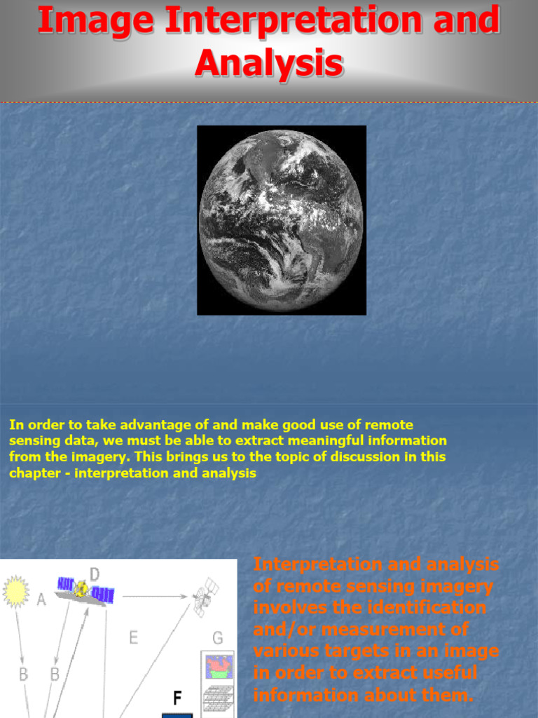 Part4 - Remotesensing Parameter - Image and Processing | PDF | Image ...