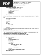 File Handling Worksheet