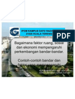 Geografi: Perkembangan Bandar