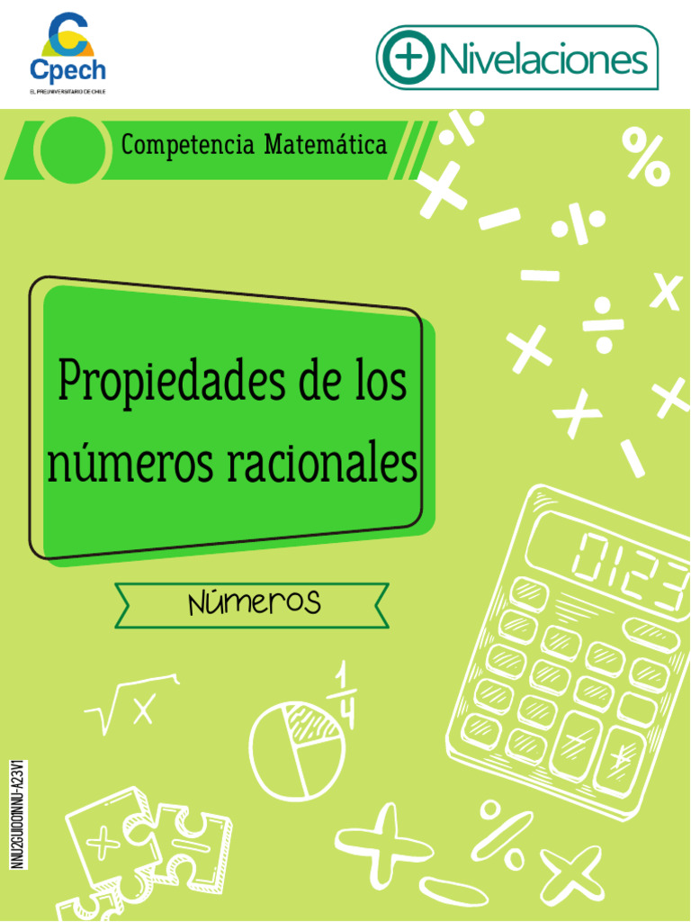 Propiedades de Los Numeros Racionales | PDF | Número racional ...
