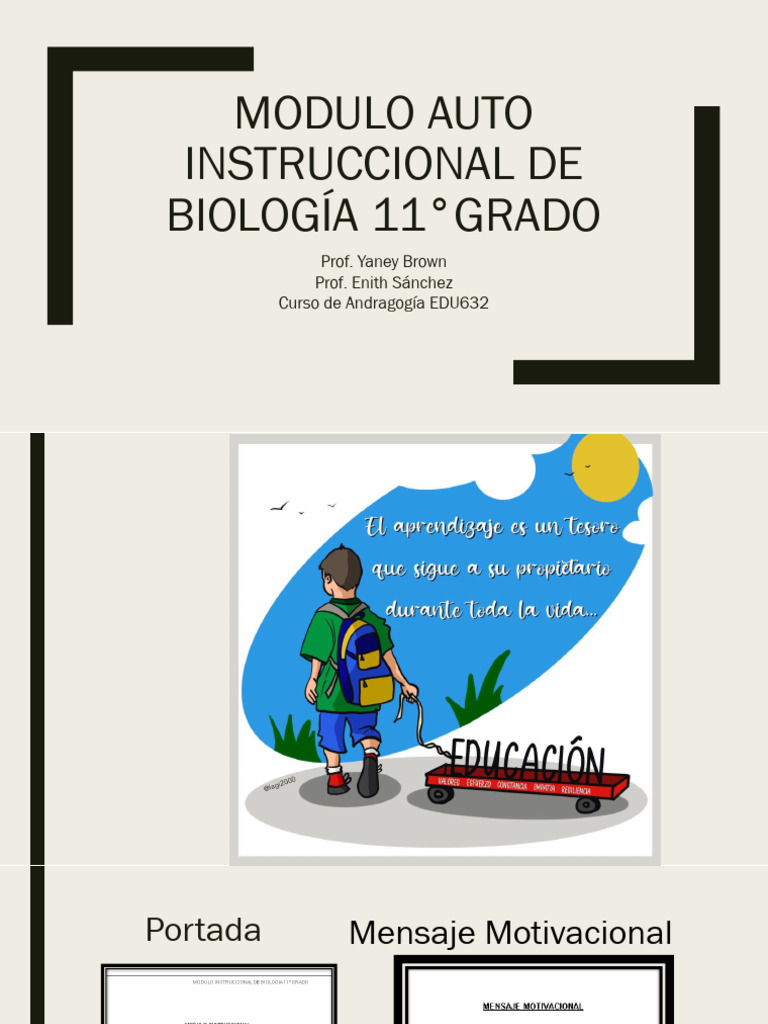 Modulo Biologia 11 - 230924 - 105742 | PDF | Biodiversidad | Evaluación