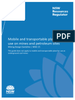 MDG 15 Guideline For Mobile and Transportable Plant For Use at Mines Other Than Underground Coal Mines