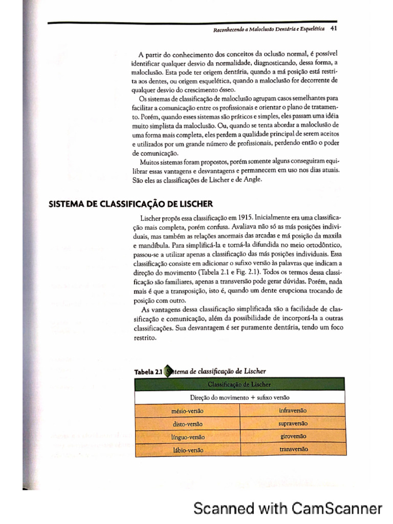 Reconhecendo A Maloclusão Dentária e Esq | PDF