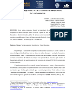 Artigo - Centro de Equoterapia Easaunicruz - Projeto de Inclusao Social