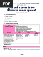 2° Grado - Actividad Del Dia 25 de Junio