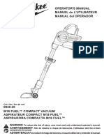 Operator'S Manual Manuel de L'Utilisateur Manual Del Operador