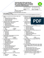 Soal Pas Kelas 8 Ipa Semester Gajil 2022-2023