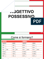 Aggettivo Possessivo