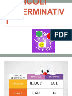 Articoli Determinativi