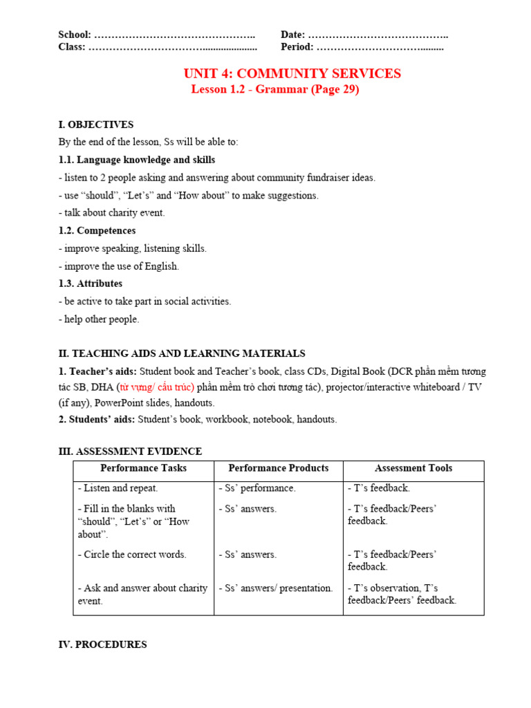 UNIT 4 - LESSON 1 - PART 2 - Grammar | PDF | Question | Phrase