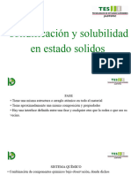 Solidificacion y Solubilidad en Estado Solidos