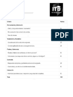 Rubrics and Topics