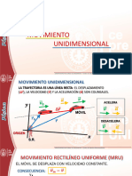 Movimiento Unidimensional (MRU, MRUV y Caída Libre)