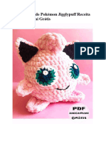 PDF Croche de Pokemon Jigglypuff Receita de Amigurumi Gratis