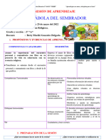 Sesión de Aprendizaje de Educación Religiosa - Miercoles 26-05-2022