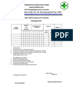 Form Audit Kebersihan Tangan