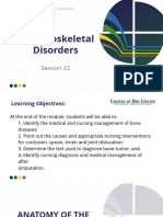 Nur 149 p3w3 Fri Part1 Session 22 Musculoskeletal Disorders