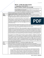 Torts and Damages Midterm Summary