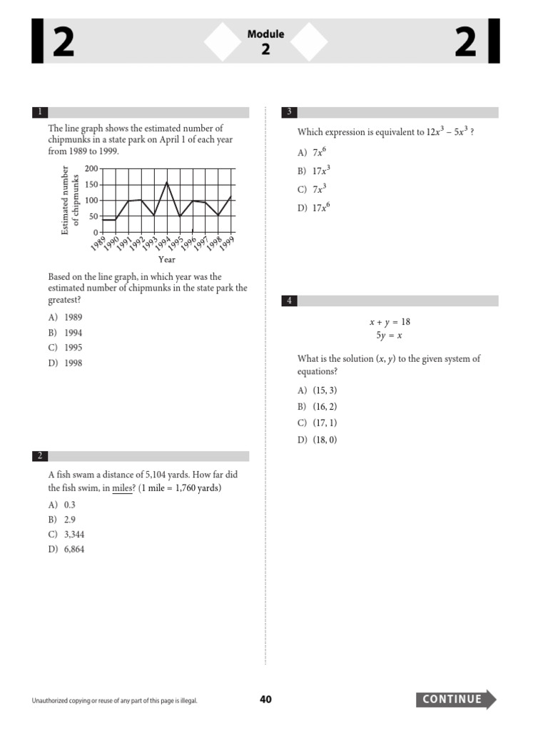 Chipmunk Population and Math Problems | PDF | Mathematical Concepts ...