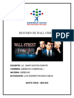 Resumen de Wall Street