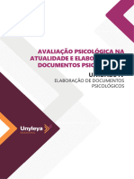 Avaliacao Psicologica Na Atual Elab de Docs Psicologicos Unidade IV