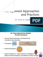 Management Approaches and Practices-OBC