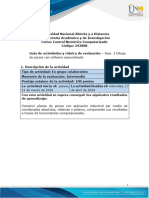 Guia de Actividades y Rúbrica de Evaluación - Fase 2 - Dibujo de Piezas Con Software Especializado