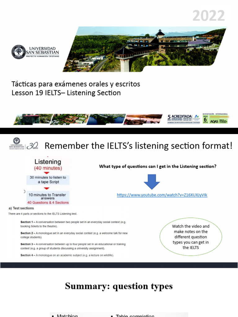 Lesson 19 Ielts Listening Section Pdf