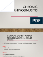 Chronic Rhinosinusitis