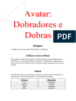 Avatar Dobradores e Dobras