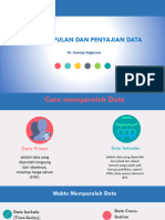 Pengumpulan Dan Penyajian Data