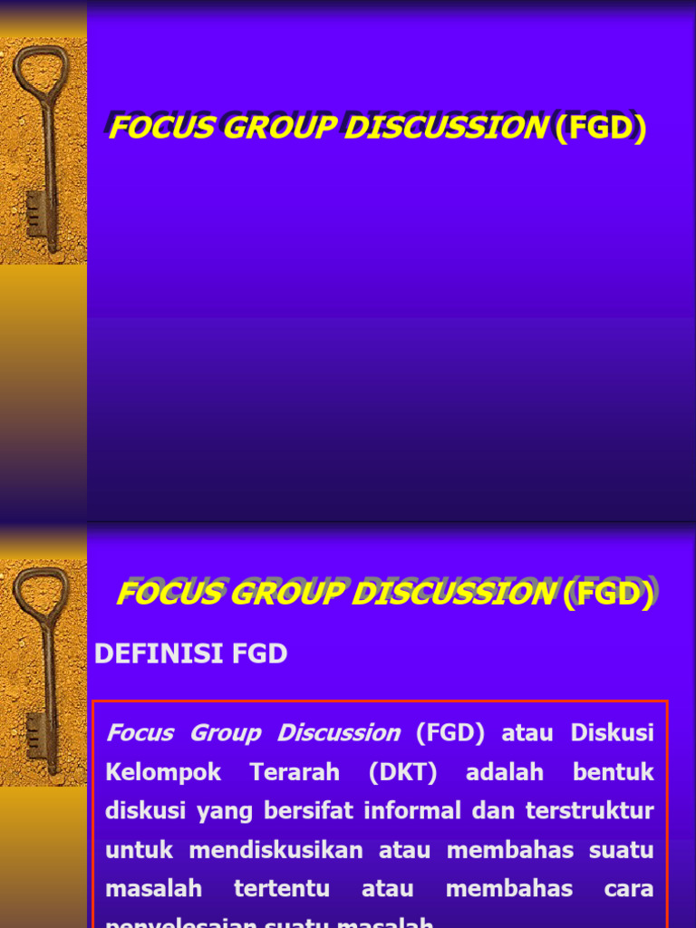 Panduan Lengkap Focus Group Discussion | PDF
