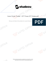Inner Circle Trader Ict Forex Ict Notes